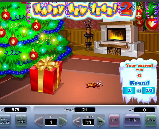 играть в игровой автомат Happy New Year 2 бесплатно